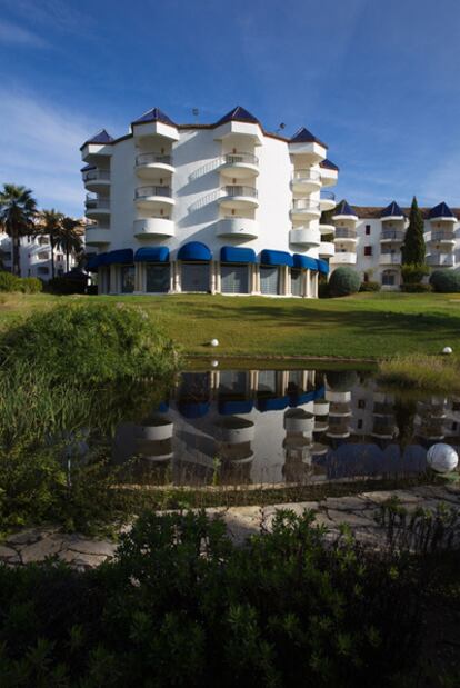 Hotel Biblos, en Mijas, uno de los hoteles de lujo que ha cerrado en la Costa del Sol.