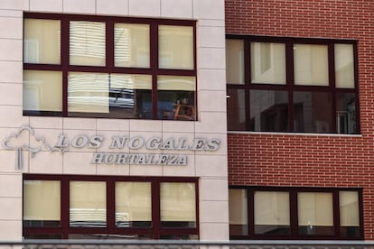 Edificio de la residencia Los Nogales en el distrito madrileño de Hortaleza.