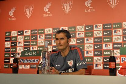 Ernesto Valverde, entrenador del Athletic.