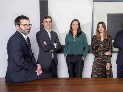 Bastien Gambini (managing director de Klima), Iñigo Echaniz (director de inversiones), Lucille Bonnet (managing director), María Sansigre (directora de inversiones), Manuel Alamillo (director de inversiones) y María Muro-Lara (analista)