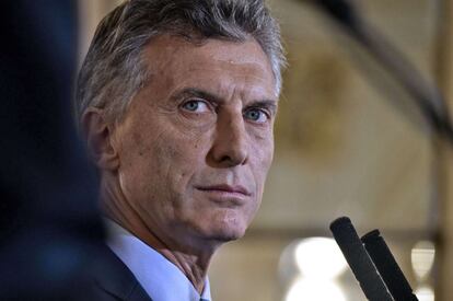 El presidente de Argentina, Mauricio Macri