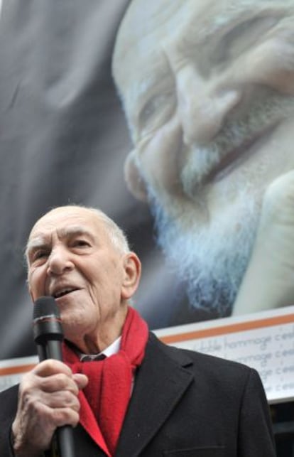 Stephane Hessel, en París en enero de 2011.