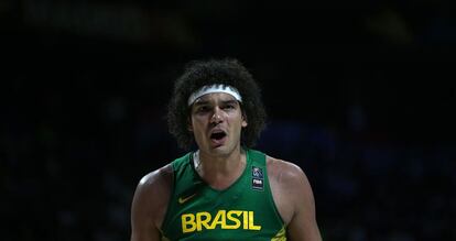 Varejão durante o jogo.