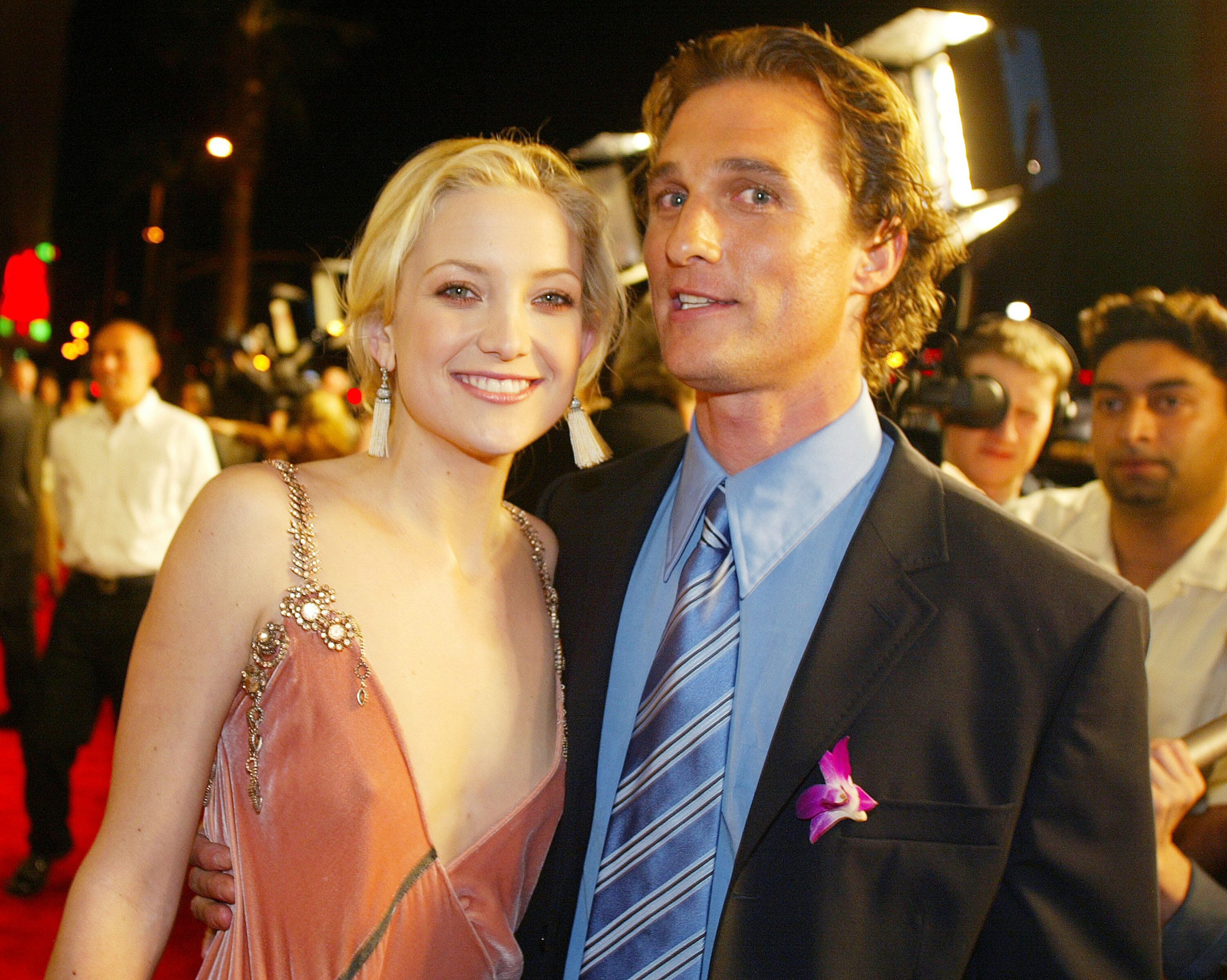 Kate Hudson y Matthew McConaughey en la 'premiere' de la película 'Cómo perder a un chico en 10 días', en 2003. 