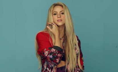 Shakira en una sesión de fotos que compartió en su Instagram.
