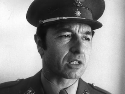 El comandante Prudencio García Martínez de Murguía, en 1976.