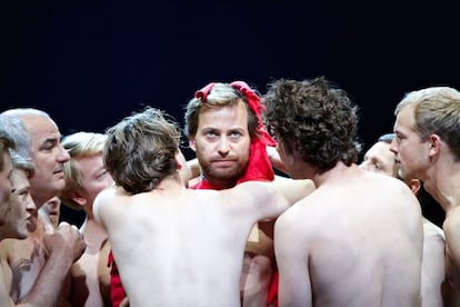 Un momento del montaje de 'El mercader de Venecia', de Shakespeare que se verá en el próximo festival de Almagro.