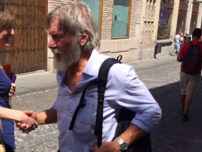 Harrison Ford, durante su visita a Toledo.