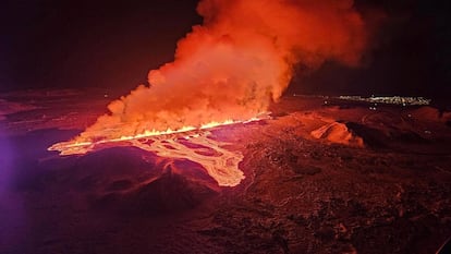 A volcano near Grindavik, Iceland