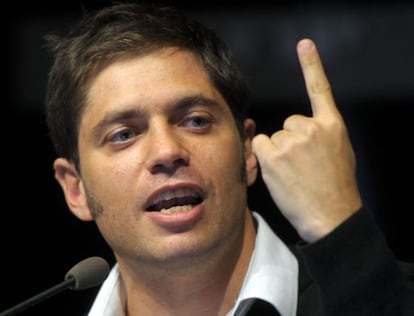 Argentinean Economy Minister Axel Kicillof.