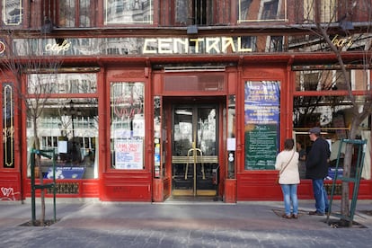 Fachada del madrileño Café Central.