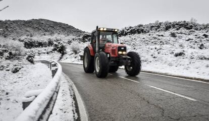 Carretera GI-543 d'Espinelves a Viladrau.