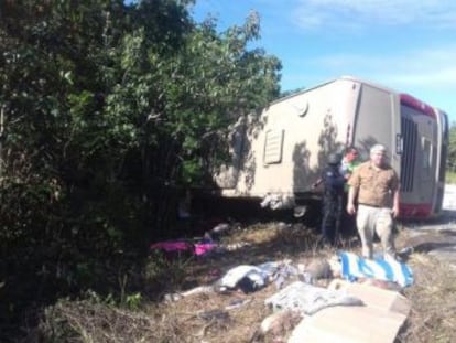 Las víctimas, entre los que se encuentran ciudadanos de Estados Unidos, Suecia y Brasil, se dirigían a una zona arqueológica de Quintana Roo