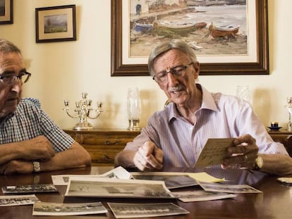 Ramon Verg&eacute;s y Alexandre Pujol, durante la entrevista. 