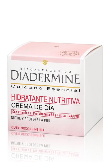 Crema hidratante nutritiva de efecto 24 horas de Diadermine, un básico diario. 12,15 euros.