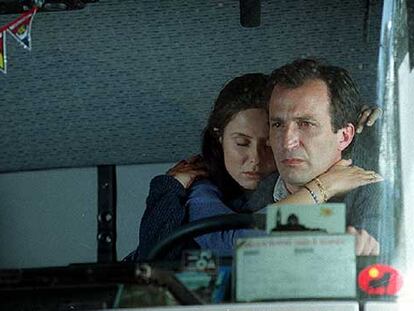 Aitana Sánchez-Gijón y Daniel Giménez Cacho, en <i>Celos.</i>