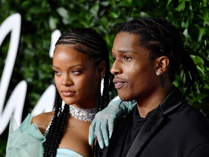 Rihanna y A$AP Rocky en la edición de 2019