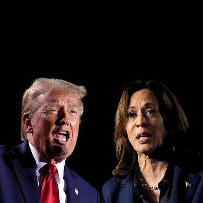 Donald Trump y Kamala Harris