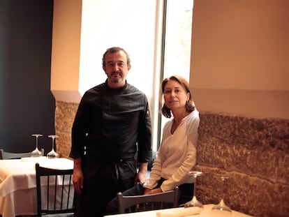 Carlos Torres y Elisa Rodríguez, los propietarios del restaurante La Buena Vida, en Madrid.