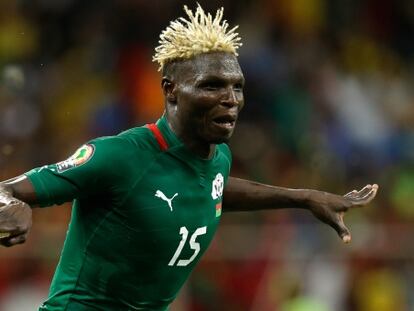 Bance celebra su gol ante Ghana.