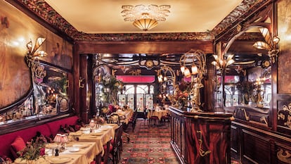 Interior de Maxim's, en París. Imagen proporcionada por el restaurante.