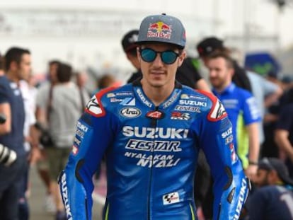 Maverick Vi&ntilde;ales, en el circuito de Losail.