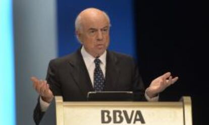 Francisco González, presidente de BBVA