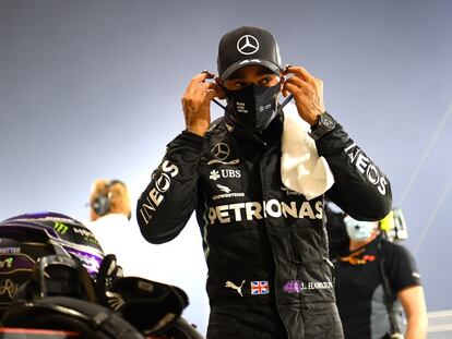 El piloto británico Lewis Hamilton, un año más con Mercedes.