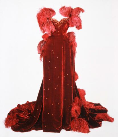 Uno de los vestidos usados por Vivien Leigh en el rodaje de <i>Lo que el viento se llevó</i>.