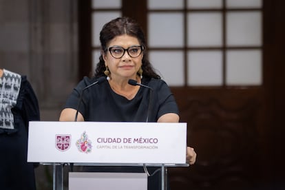 Clara Brugada en Ciudad de México, el 20 de mayo de 2025.