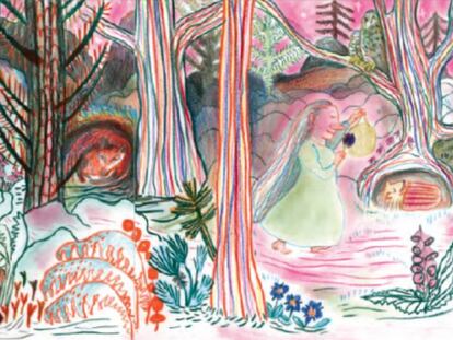 Ilustración de 'Los cuentos de Mamá Osa'.