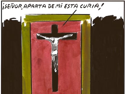 El Roto: “Aparta de mí esta curia”