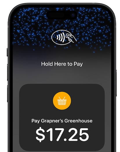 Cantidad en Tap to Pay en iPhone