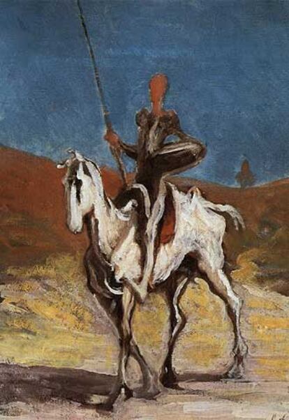 'Quijote' (1868), de Honoré Daumier.