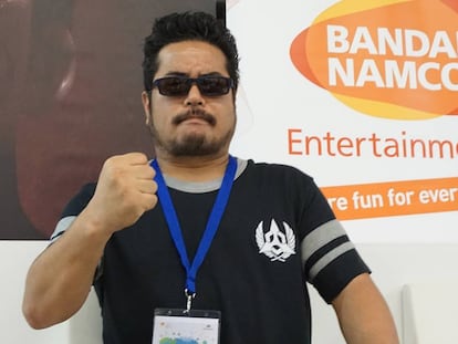 Katsuhiro Harada en la Barcelona Games World.