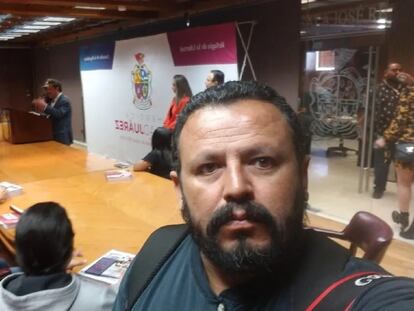 El fotoperiodista Ismael Villagómez, en una imagen difundida en redes sociales.