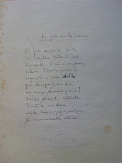 Poema de Aleixandre.