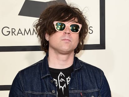 El músico Ryan Adams, en enero de 2015 en los premios Grammy.