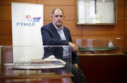 Álvaro Platero, en la sede de Pymar en Madrid