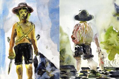 <b>Huckleberry Finn</b> visto por Santi Moix.