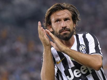 Pirlo, en un partido del pasado agosto contra el Lazio.