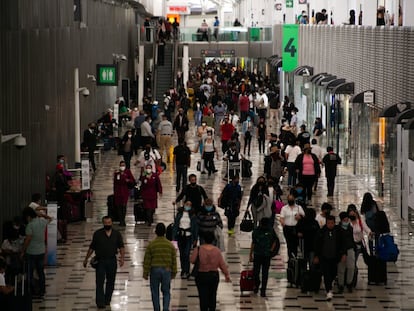 Terminal 1 del Aeropuerto Internacional de la Ciudad de México Benito Juárez.