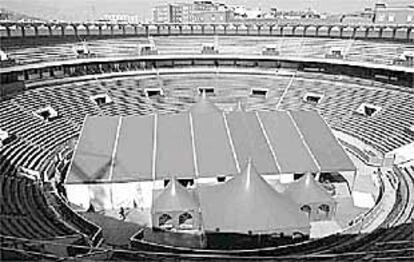 En la imagen, el coso de la plaza de toros de Vista Alegre.