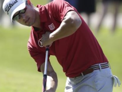 Adam Scott, durante el último The Players.