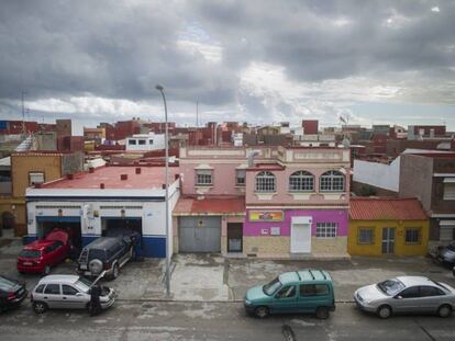 Imagen del barrio de La Atunara, en La Línea de la Concepción.