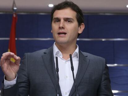 Albert Rivera in Congress on Tuesday.