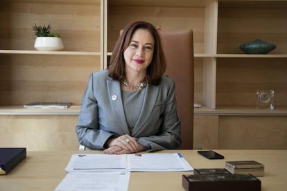 La candidata a la secretaría general de la OEA, María Fernanda Espinosa.