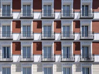 Edificio de viviendas, en Madrid. 