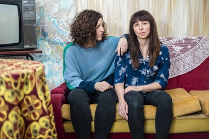Las integrantes del dúo Júlia.