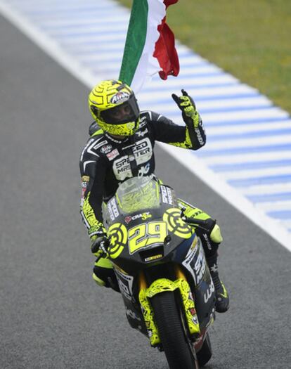 Iannone celebra el triunfo